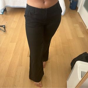 Low waisted linen pants